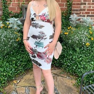 Floral, spaghetti-strapped Fashion nova dress